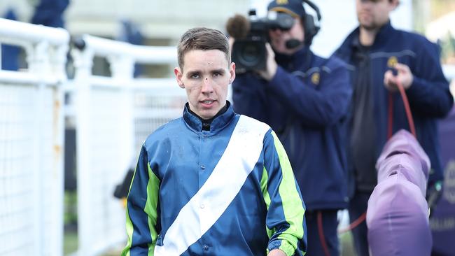 Jockey Zac Wadick is hoping for a double on Sunday. Picture: Jeremy Ng/Getty Images