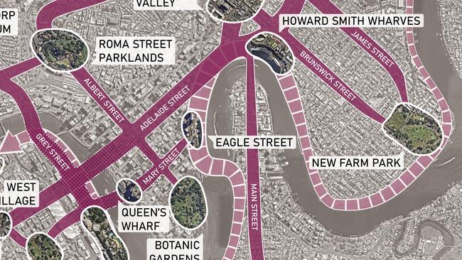 Proposed Bougainvillea Pedestrian Link through Brisbane