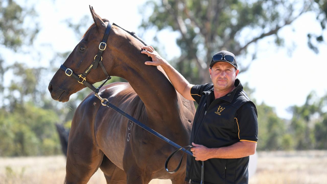 Regal Power with trainer Grant Williams in March.