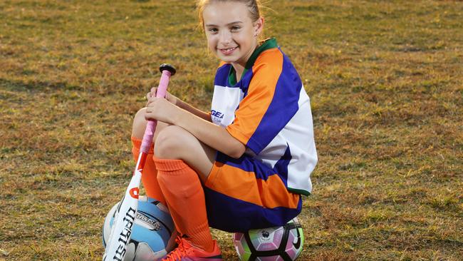 Local Sports Star nominee Scarlet Proc at Hills Centenary Park. Pictures: Peter Kelly