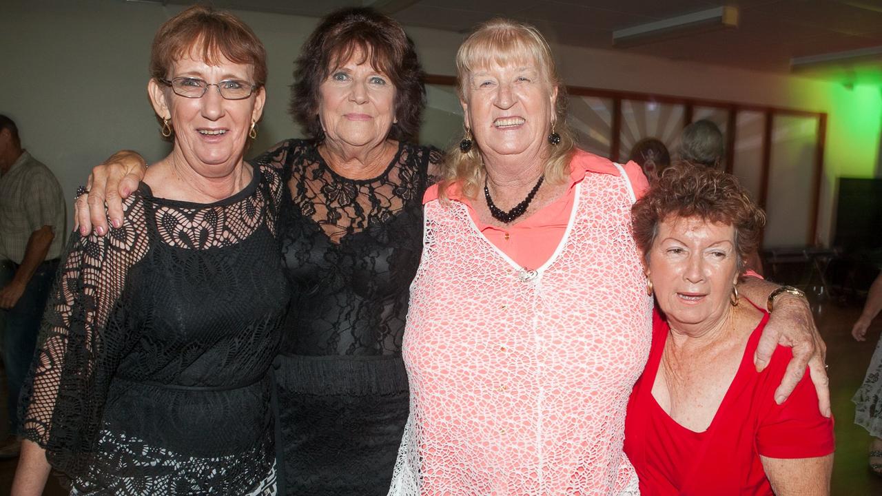 2014: Kaye Miller, Ellice Weatherhog, Joan Conlan and Lynn Spiller at Ipswich RSL on New Year’s Eve. Photo: Nick O'Sullivan/The Queensland Times