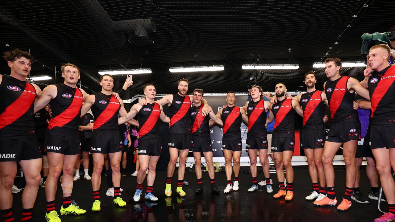 The jury is still out on Essendon’s rebuild. (Photo by Morgan Hancock/Getty Images)