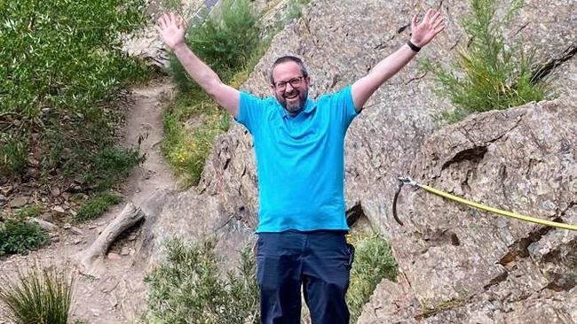 42-year-old Eli Klein has hailed his rescuers as "angels" after he was rescued from Werribee Gorge State Park on December 26, 2021.