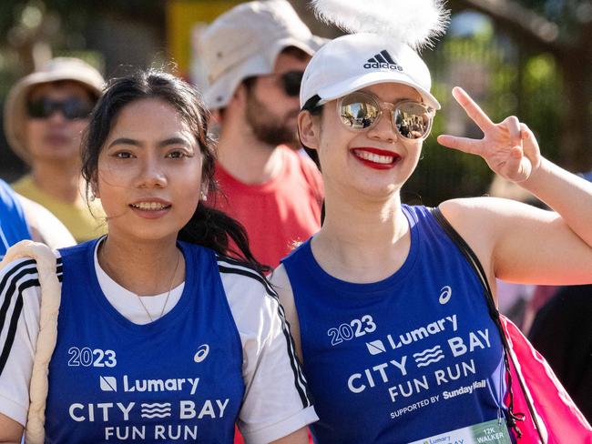 Lumary City-Bay Fun Run start, 17th September 2023. Picture: Morgan Sette