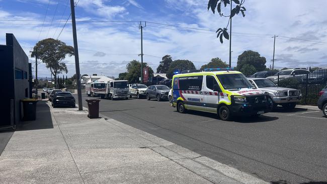 The crash happened across the road from Clonard College in Geelong’s north.