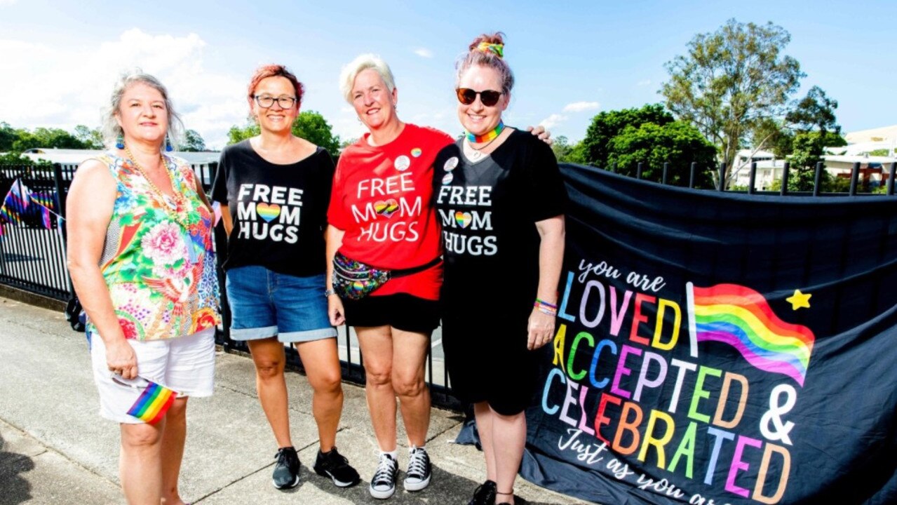 Protest over Citipointe gender contract.