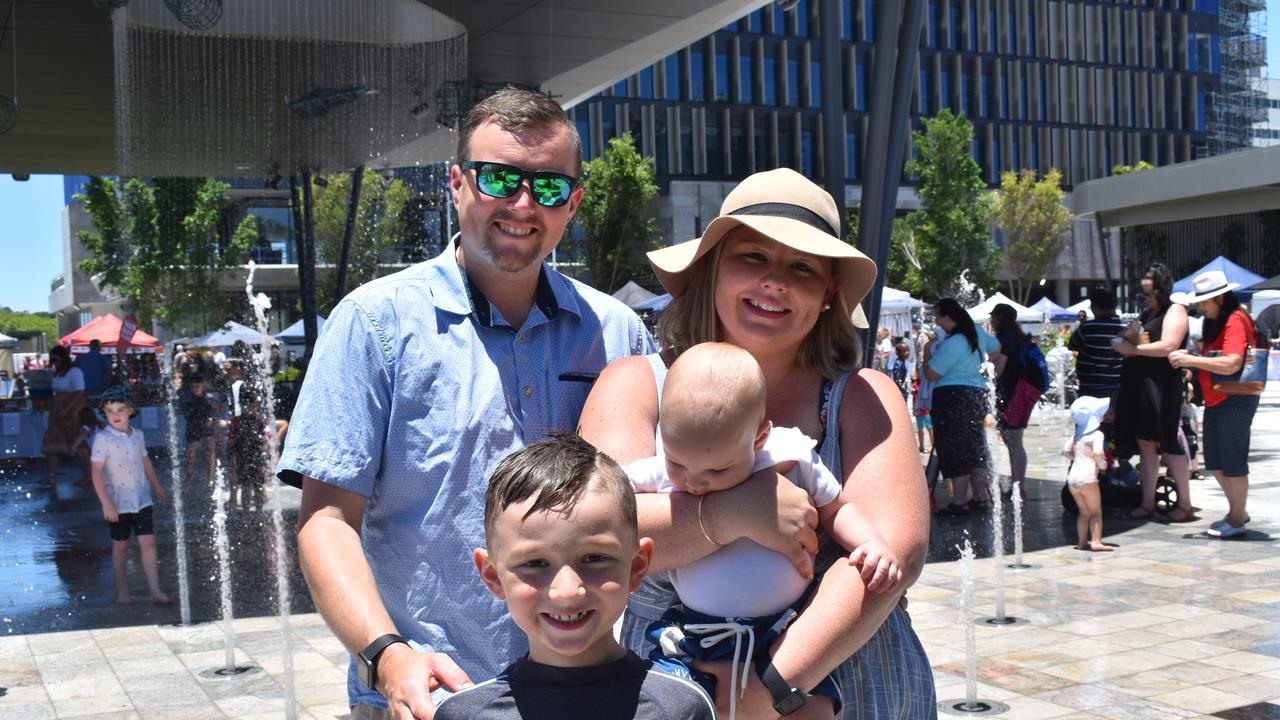 Alan, Crystal, Toby and Rylan Mountford at Tulmur Place.