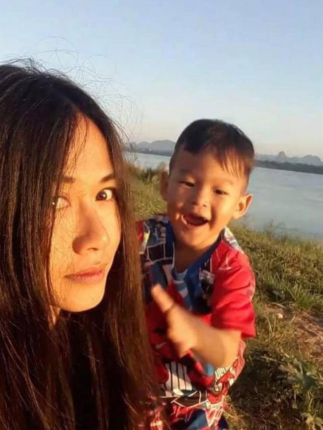 Meen Meen Chiu with her great nephew. Picture: Supplied