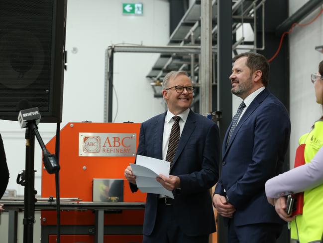 Australian Prime Minister Anthony Albanese and Industry Minister Ed Husic are among the Labor ministers working on a policy to deal with runaway energy prices. Picture: Britta Campion/The Australian