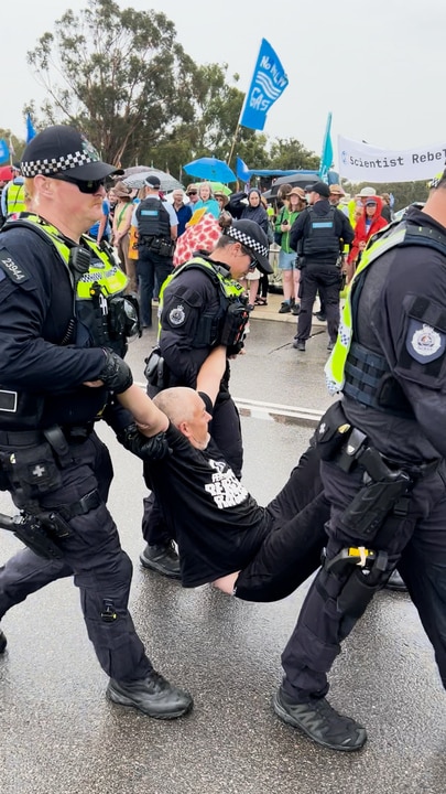 Climate activists storm Canberra