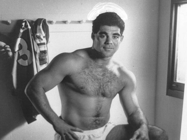 “A beautiful body”. Mal Meninga pictured in his early rugby league days.
