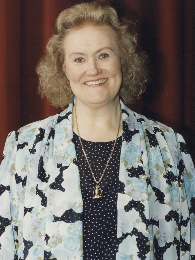 Opera singer Joan Sutherland.