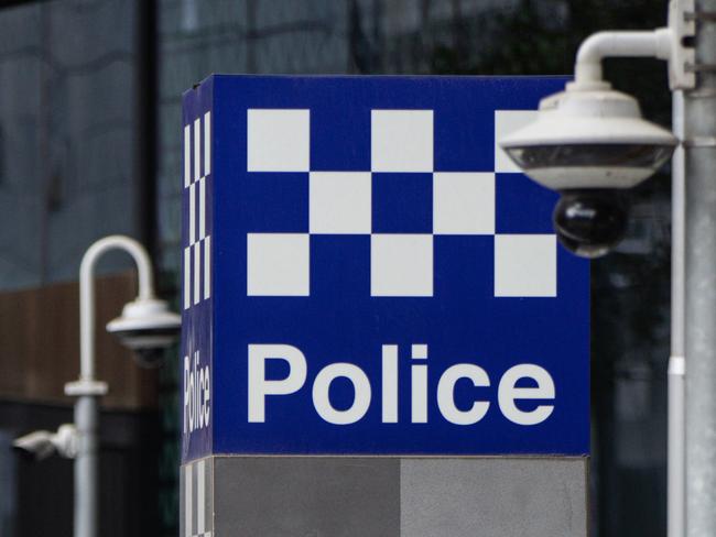 MELBOURNE, AUSTRALIA - NewsWire Photos - 15 FEBRUARY, 2025: Victoria Police signage is seen outside Spence Street police headquarter. Picture: NewsWire / Diego Fedele