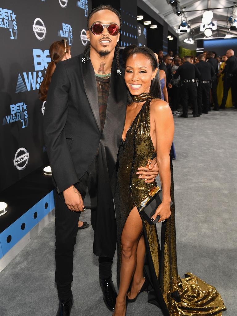 August Alsina and Jada Pinkett Smith at the 2017 BET Awards. (Photo by Paras Griffin/Getty Images for BET)