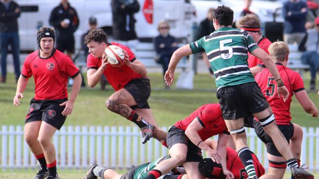 Action from the GPS Terrace v BBC clash. PHOTO: MJ Photography