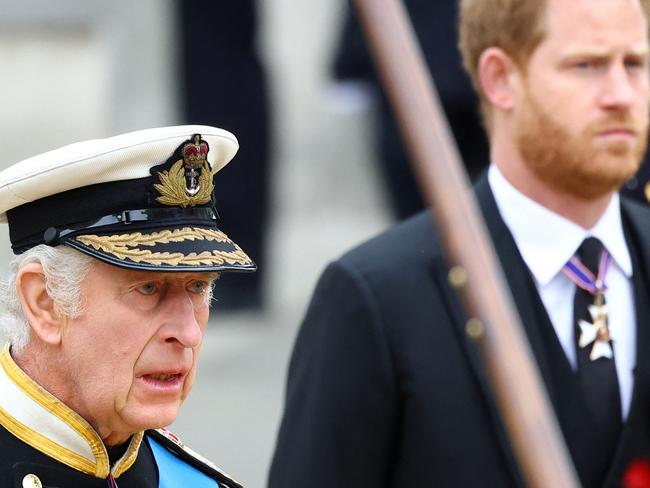 Mooted “peace talks” between King Charles and Prince Harry are hanging by a thread. Picture: Getty Images