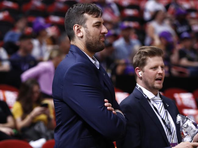 The NBL wants to see more NBA to NBL ownership success stories like that of Andrew Bogut at the Sydney Kings. Picture: Getty Images