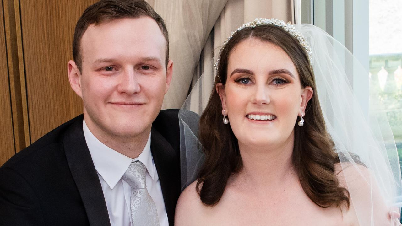 The pair pulled a wedding together in six weeks. Picture: Supplied