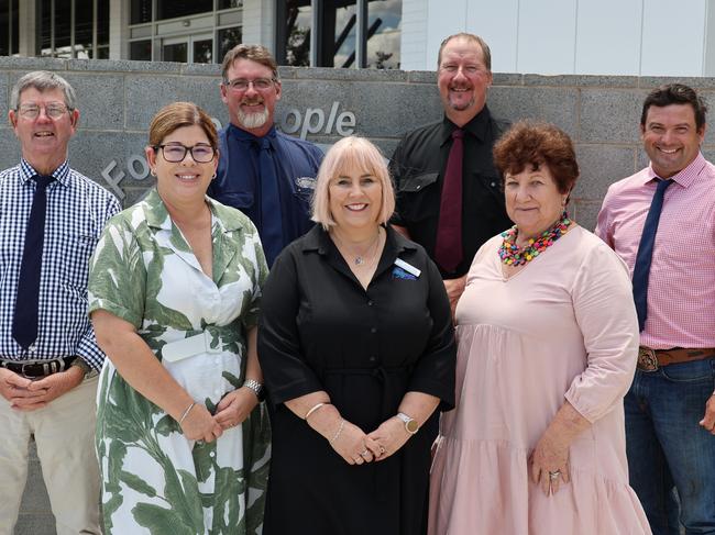 Balonne Shire Councillors with the region's new chief executive officer, Michelle Clarke. Photo supplied.