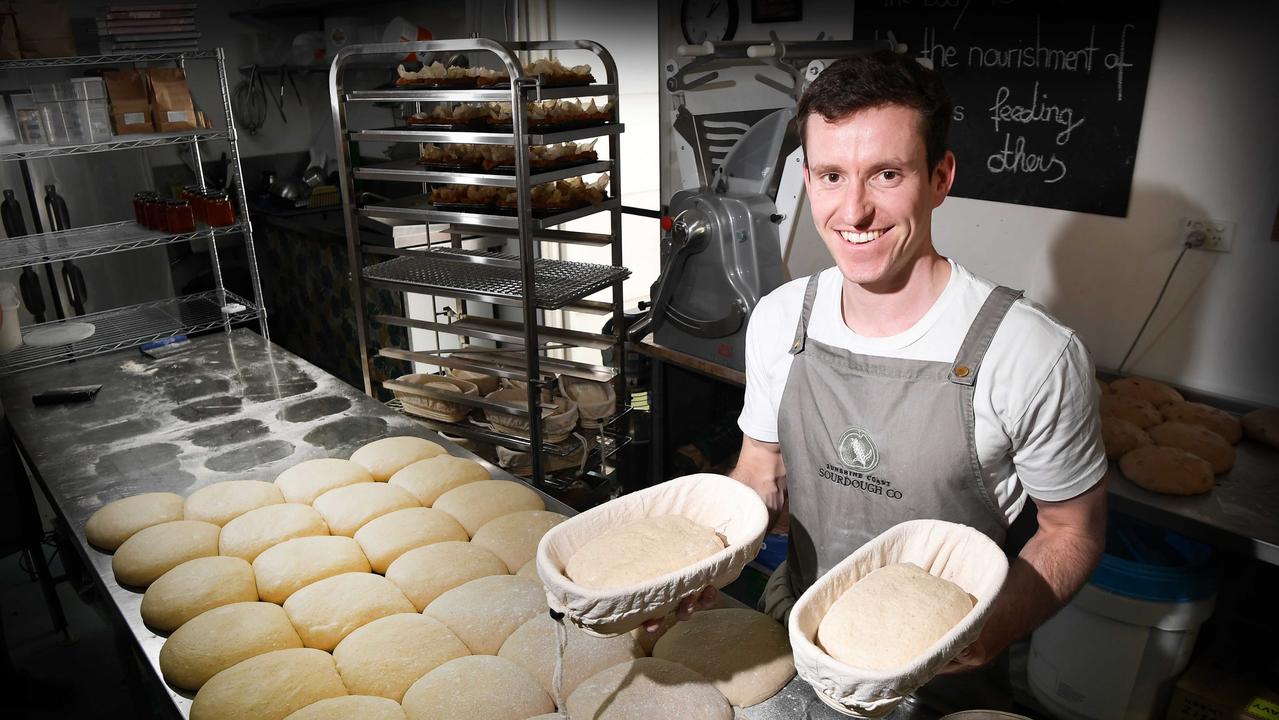 Greg Turner owner of Sunshine Coast Sourdough Co, Buderim. Picture: Patrick Woods.