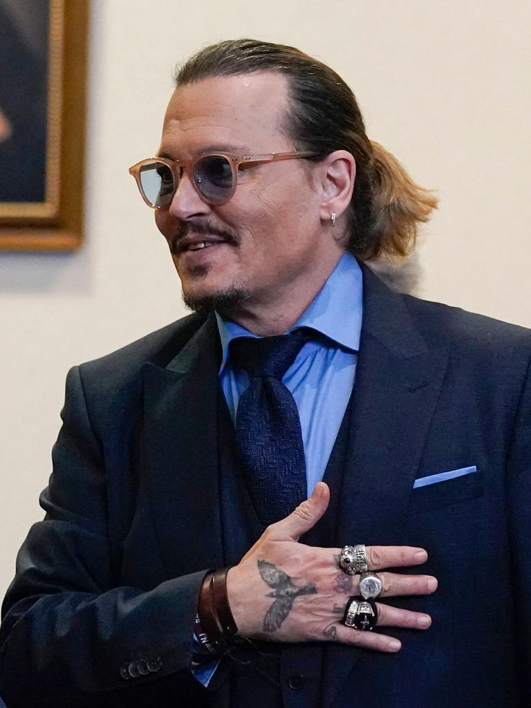 The jury ruled in Depp’s favour. Picture: Steve Helber/Pool/AFP