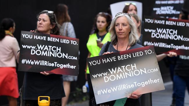 Animal rights protesters marched across the country to demand better treatment for animals. Picture: AAP/Joel Carrett