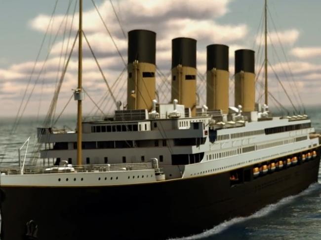 Clive Palmer has recommitted to building the Titanic II. Picture: Supplied