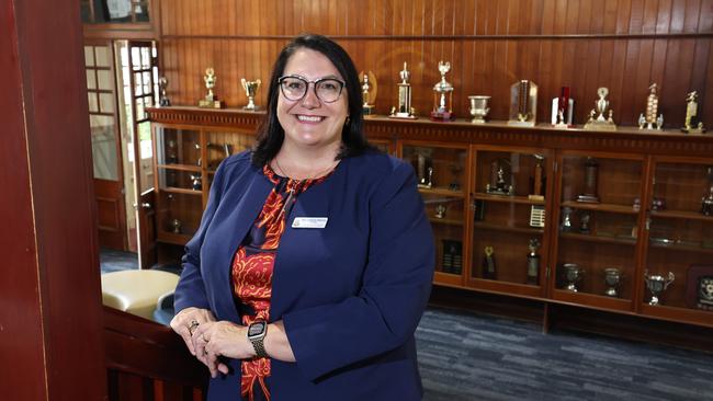 St Hilda’s School principal Virginia Warner: “I’ve always said I don’t just want to be principal. I want to be an exceptional principal. But that’s not for me - an exceptional principal is for the people they’re serving.” Picture: Glenn Hampson