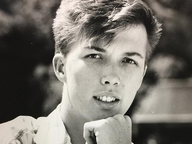 21/8/2018: A young Peter Dutton in 1989 as the Liberal candidate for the then seat of Lytton.   Copy pic Lyndon Mechielsen/The Australian