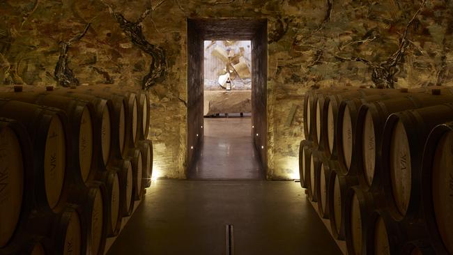 The tasting room at Vina Vik Millahue.