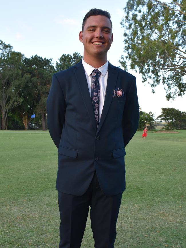 Mitchel Falzon at the Pioneer State High School formal at the Mackay Golf Course on Friday November 20. Picture: Zizi Averill