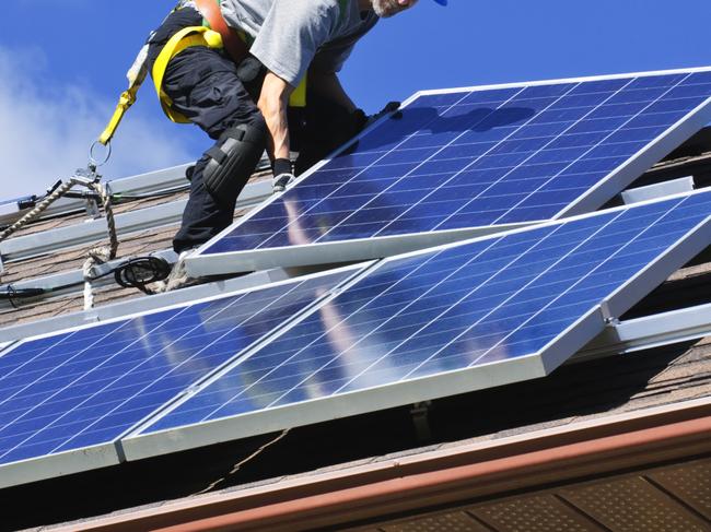 Solar panel installation - generic - Master Builders feature 2012