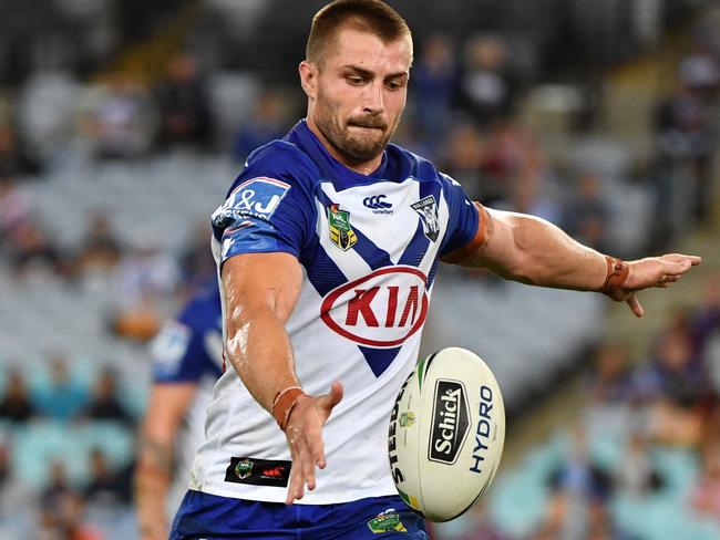 Kieran Foran in action against the Roosters.