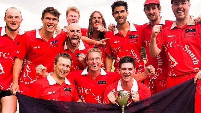 STC South Camberwell celebrates its T20 grand final win