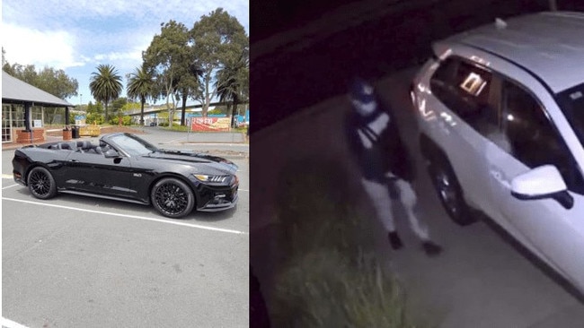 Police have released a CCTV image of a man who they believe may be able to assist with their enquiries into an aggravated burglary incident and an image of the car that was stolen. (Pictures: Victoria Police)​