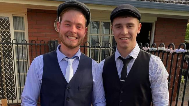 Cooper Standley and Jordan Wiseman were handed suspended sentences in the Adelaide District Court on Monday. Picture: Instagram