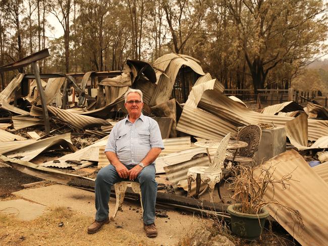 Peter Iverson, of Koorainghat, has received help from Rotary, the Lions Club, the Salvos and local churches but hasn’t heard from the Red Cross. Picture: Peter Lorimer