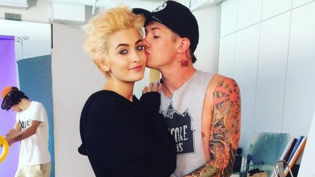 Paris Jackson and her boyfriend, Michael Snoddy. Picture: Paris Jackson/Instagram