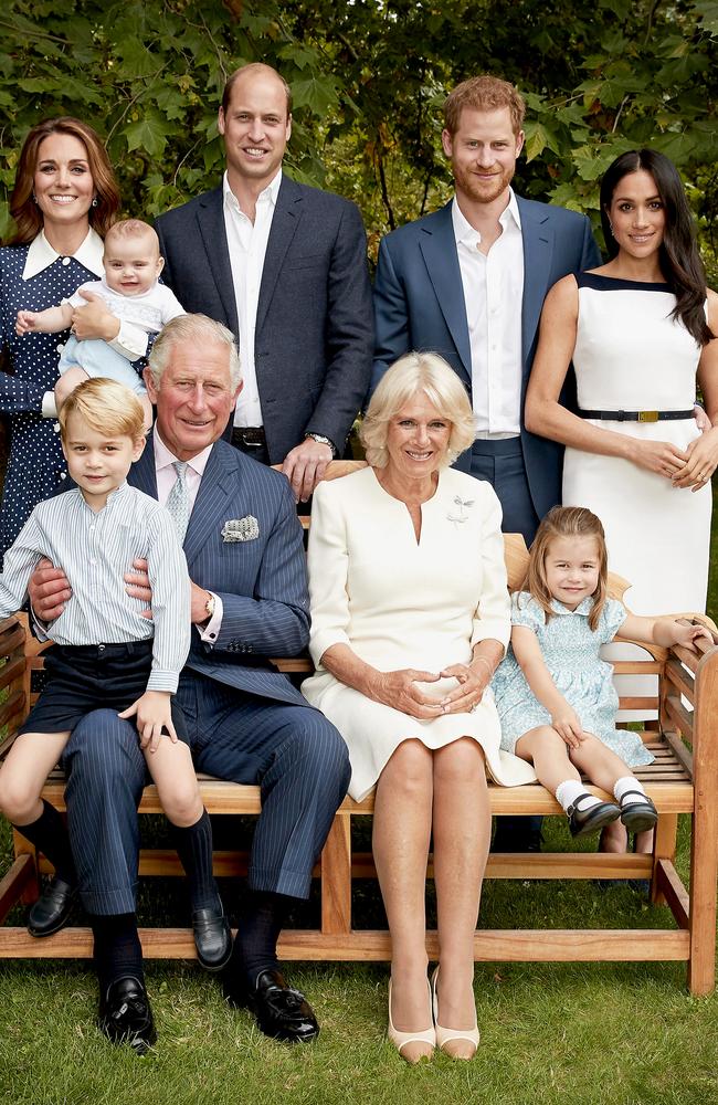 The royal family in a photo ahead of Prince Charles’ 70th birthday. Picture: Chris Jackson/Getty