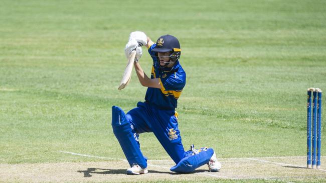 Fraser Judd bats for Toowoomba Grammar SchoolPicture: Kevin Farmer