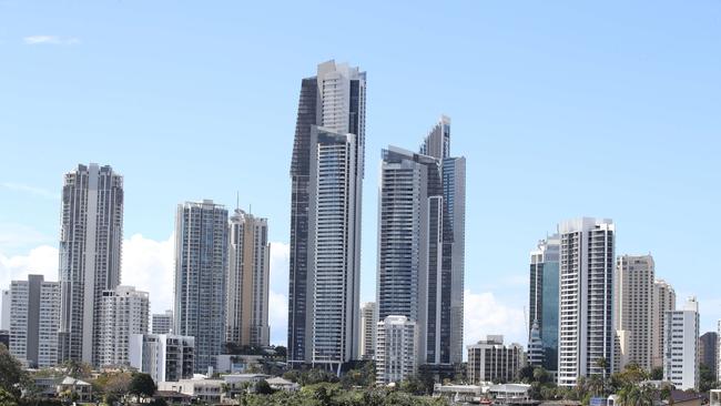 Surfers Paradise Hi Rise buildings, part of the Gold Coast Skyline. Picture Glenn Hampson.