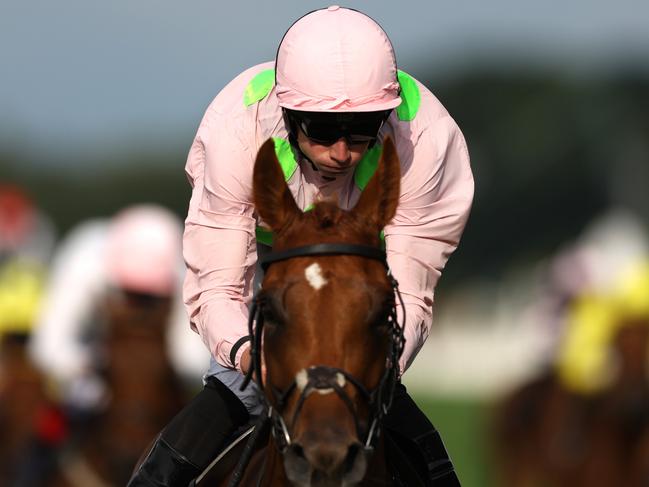 ASCOT, ENGLAND - JUNE 20: Ryan Moore riding Vauban wins The Copper Horse Handicap  during day one of Royal Ascot 2023 at Ascot Racecourse on June 20, 2023 in Ascot, England. (Photo by Alex Pantling/Getty Images)