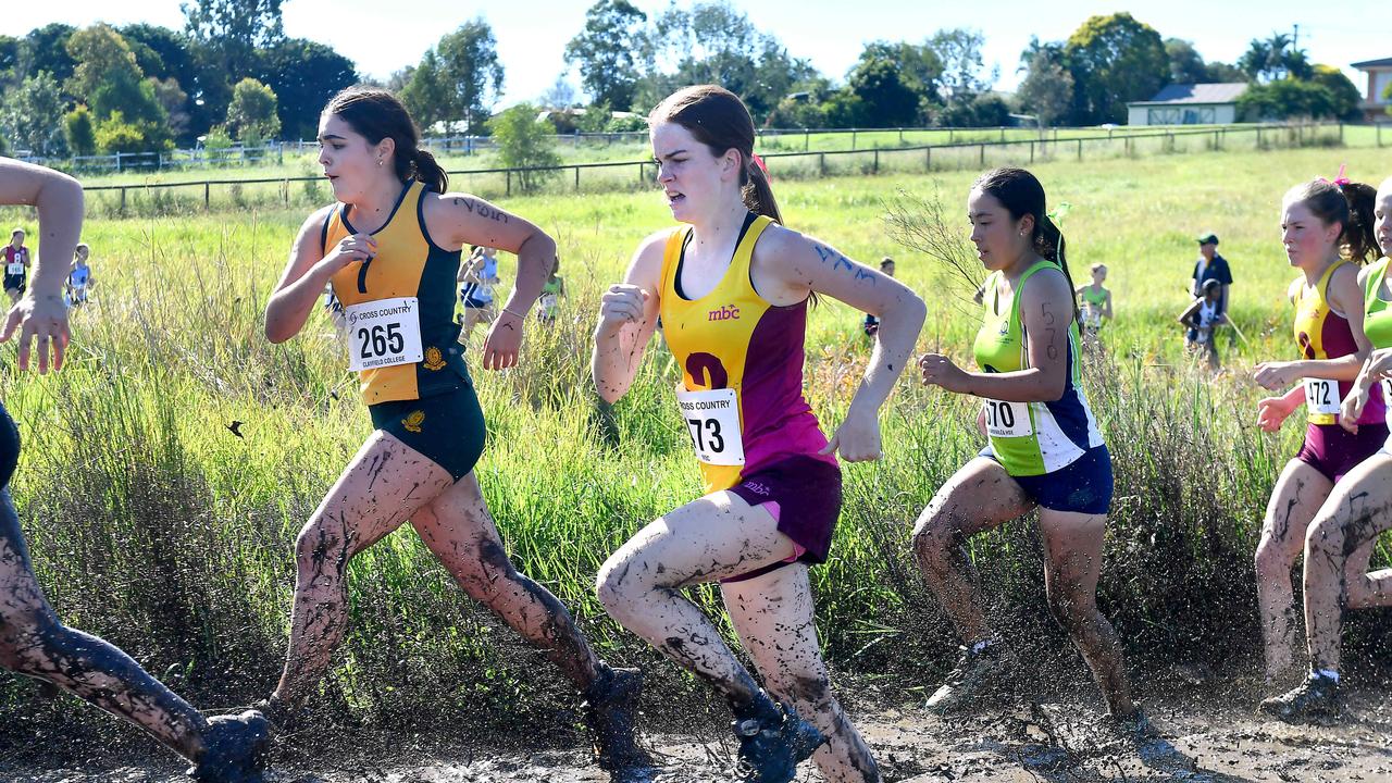 Annual QGSSSA private schoolgirl cross country championship at Rivermount College in Yatala. Saturday May 15, 2021. Picture, John Gass