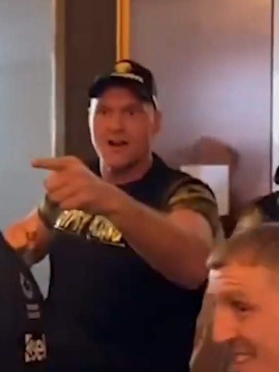 Tyson Fury was surprised to see his dad busted up.