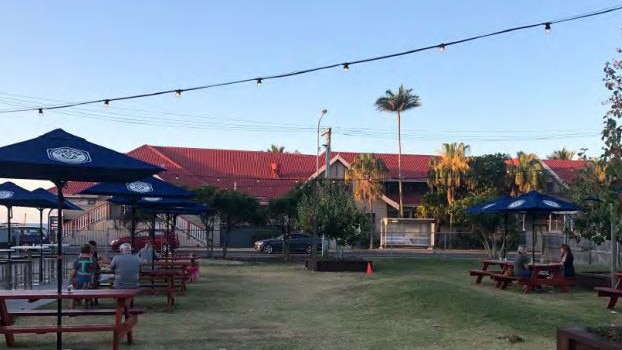 View of the Kirra Beach Hotel beer garden, subject of an application for extended hours with the Gold Coast City Council.