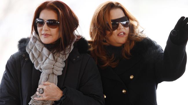 Lisa Marie (right) and mother Priscilla in 2010.