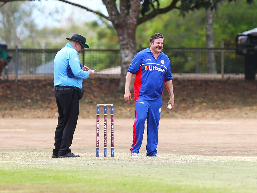 Pictured: Barron River bowler Jordan Massey. Atherton v Barron River. Cricket Far North 2024. Photo: Gyan-Reece Rocha.