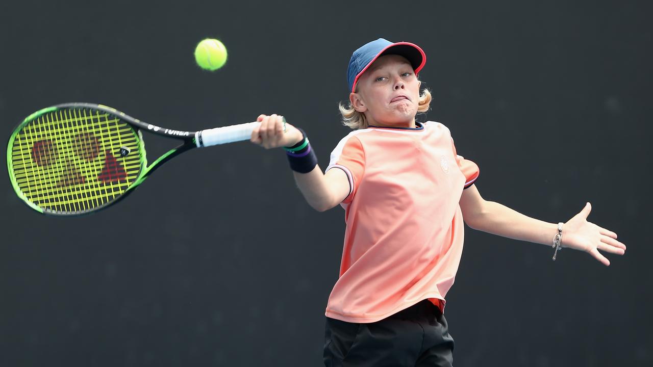 Lleyton Hewitt’s son, Cruz, carves out promising tennis career Herald Sun