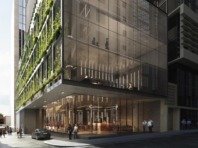 Hotel project planned by developer BPM at 130-134 Lt Collins St, Melbourne. Pic: BPM/Elenberg Fraser