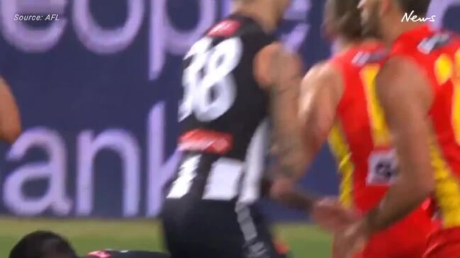 Brayden Maynard goes to ground easily in clash with the Suns